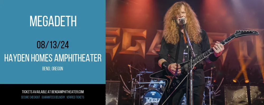 Megadeth at Hayden Homes Amphitheater