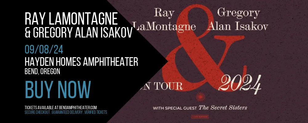 Ray Lamontagne & Gregory Alan Isakov at Hayden Homes Amphitheater